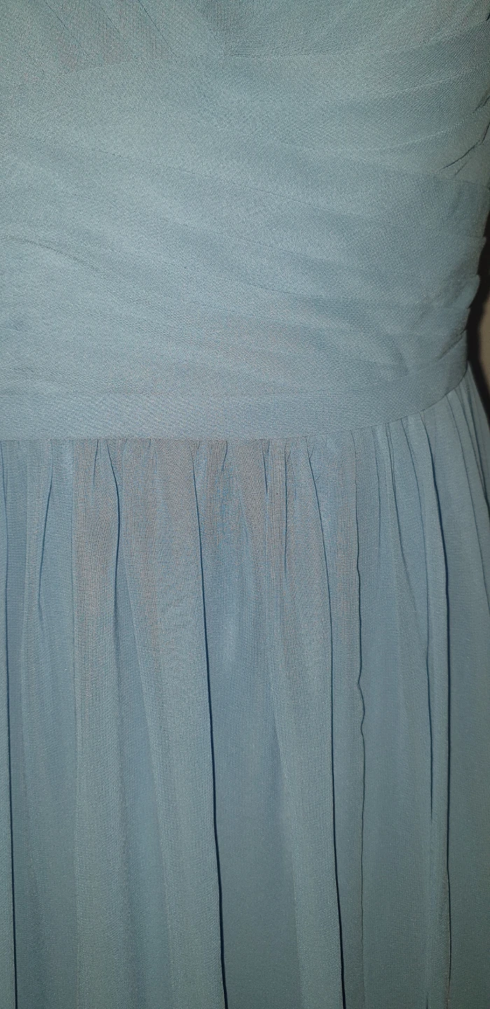 AZAZIE Blue Chiffon Bridesmaid Dress - photo 4