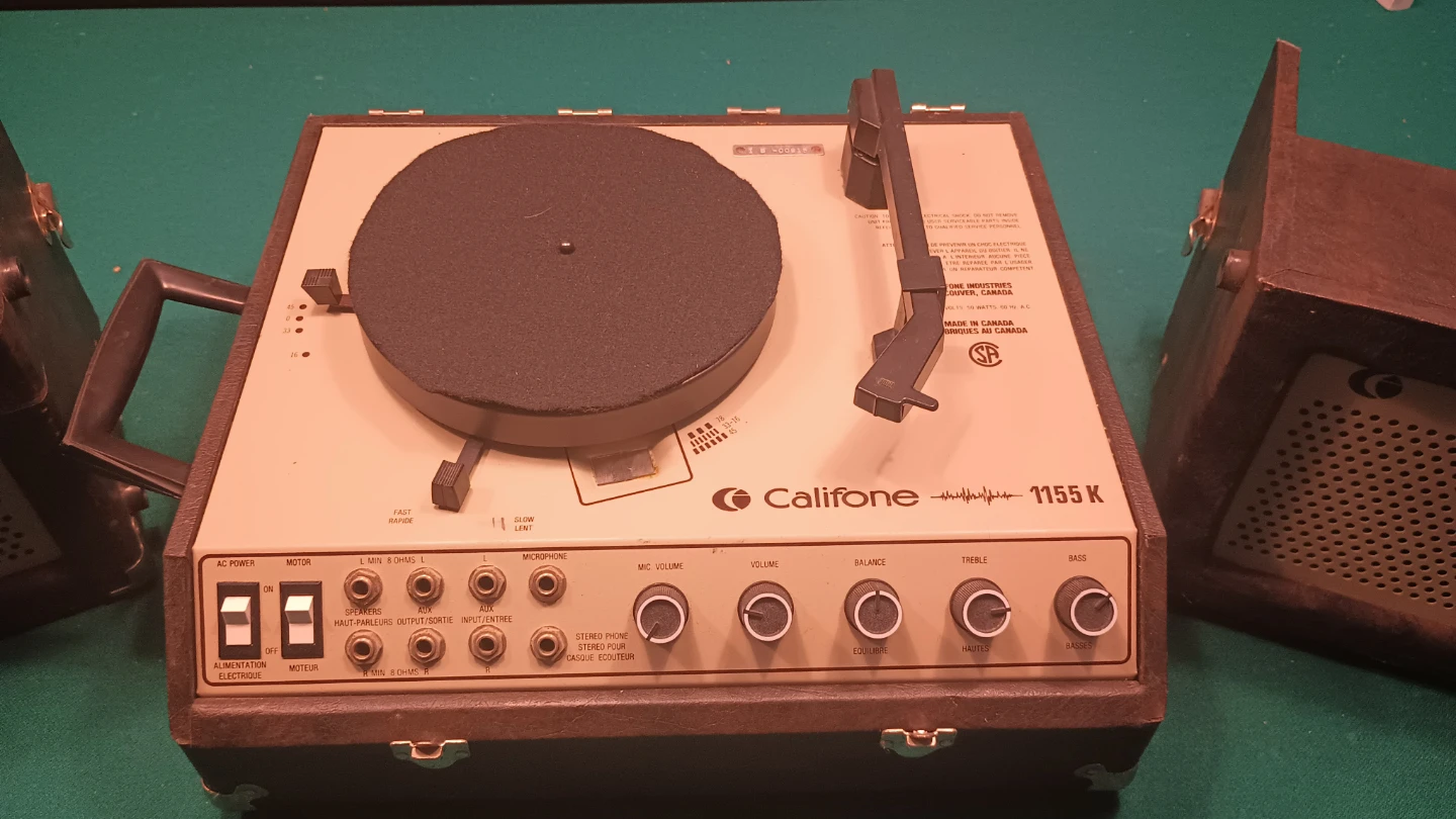 Califone 1155 K Record Player with Speakers - photo 2