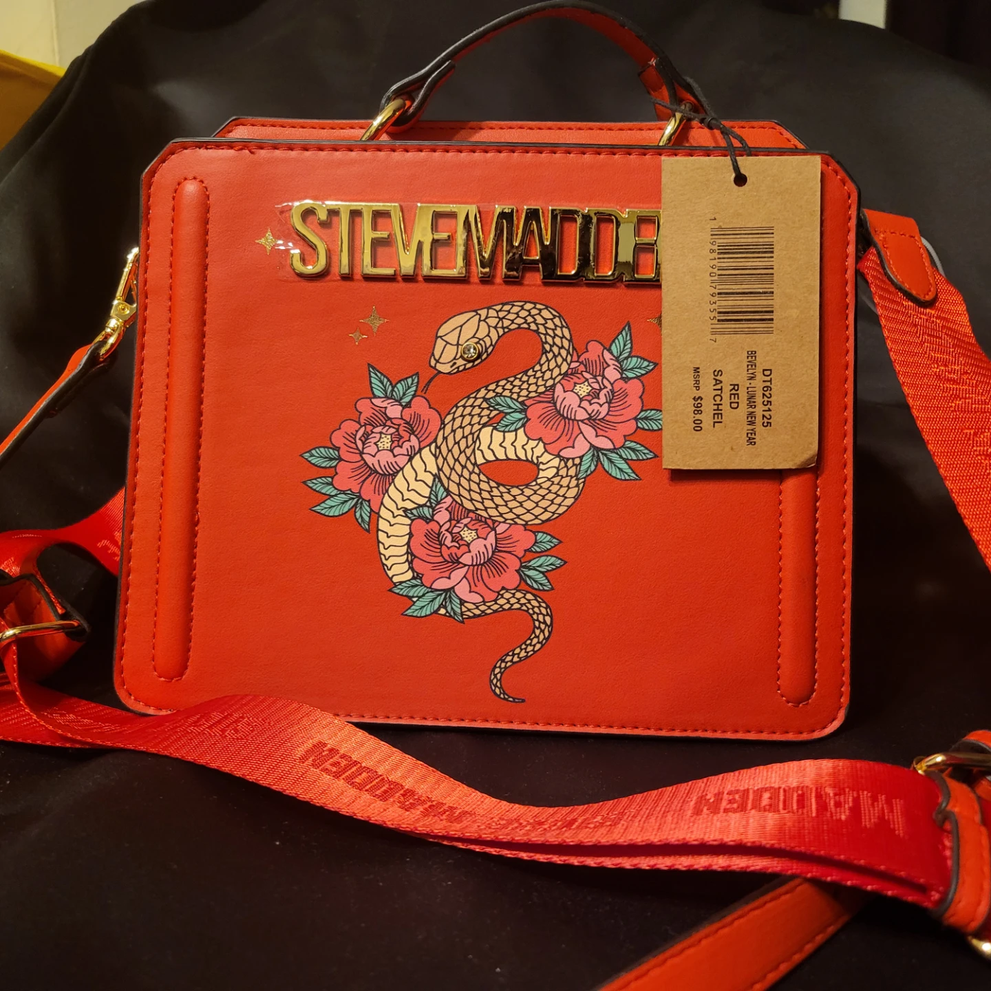 Red Steve Madden Bevelyn Satchel - photo 2
