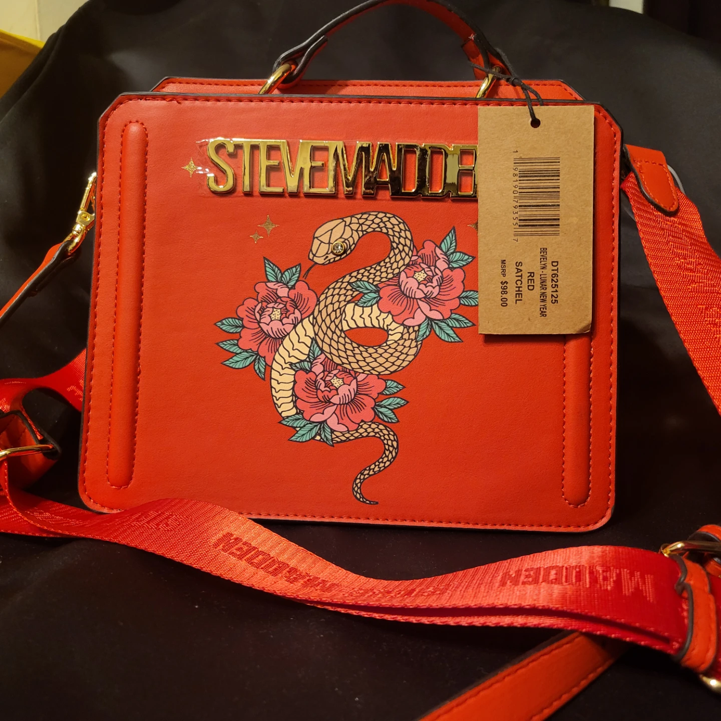 Red Steve Madden Bevelyn Satchel - photo 3