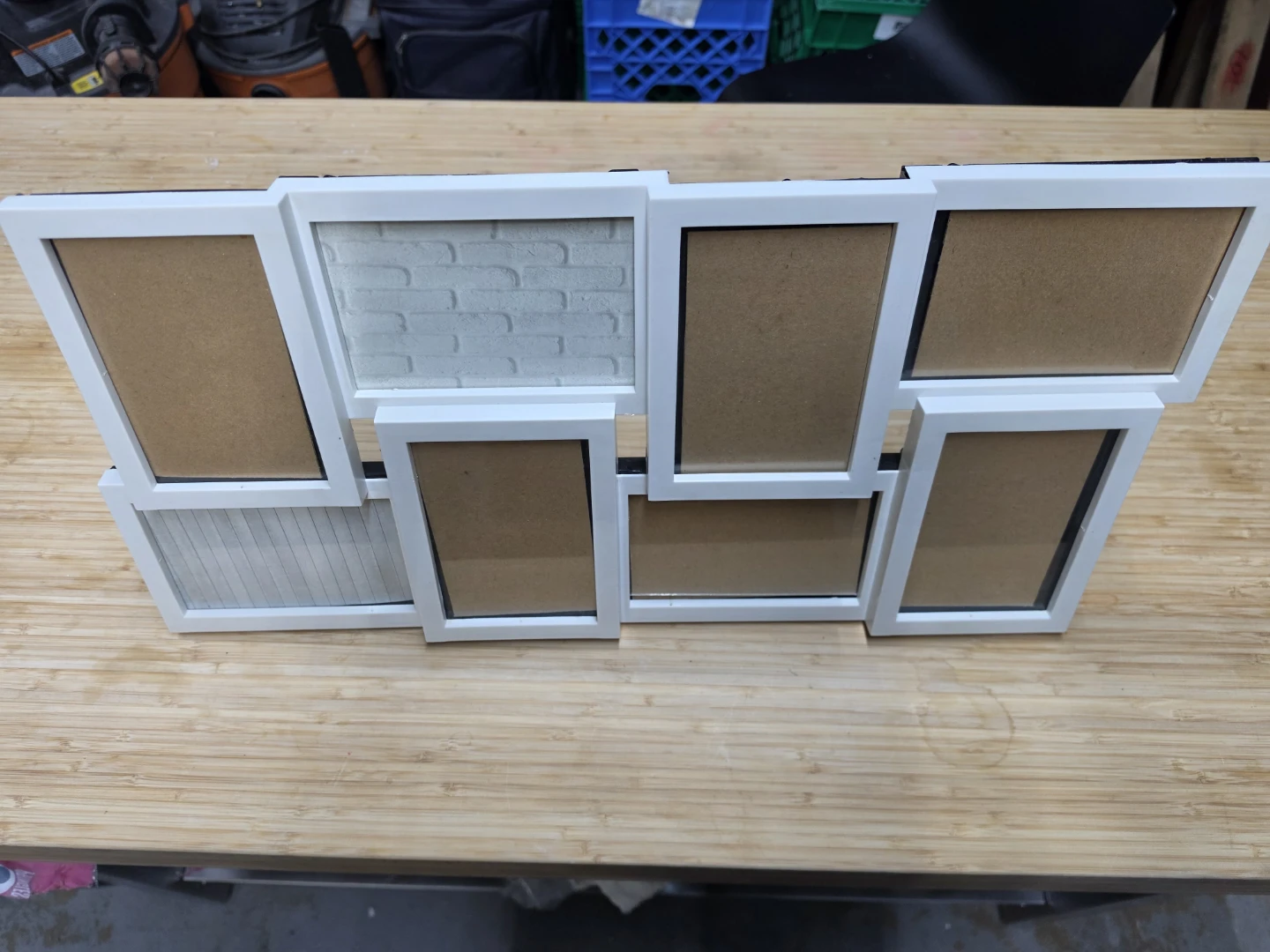 White 8-Slot standing collage frame - photo 2