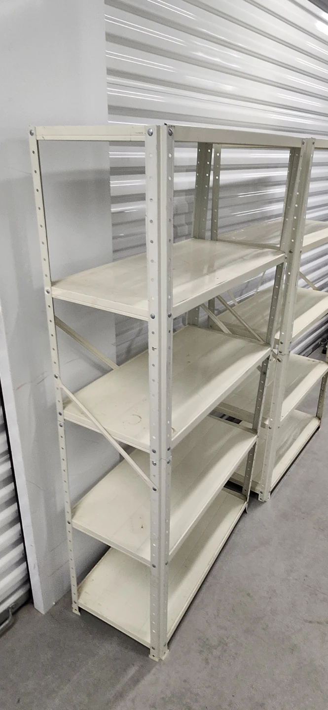 Metal shelf unit of 2, one for $30 - photo 4