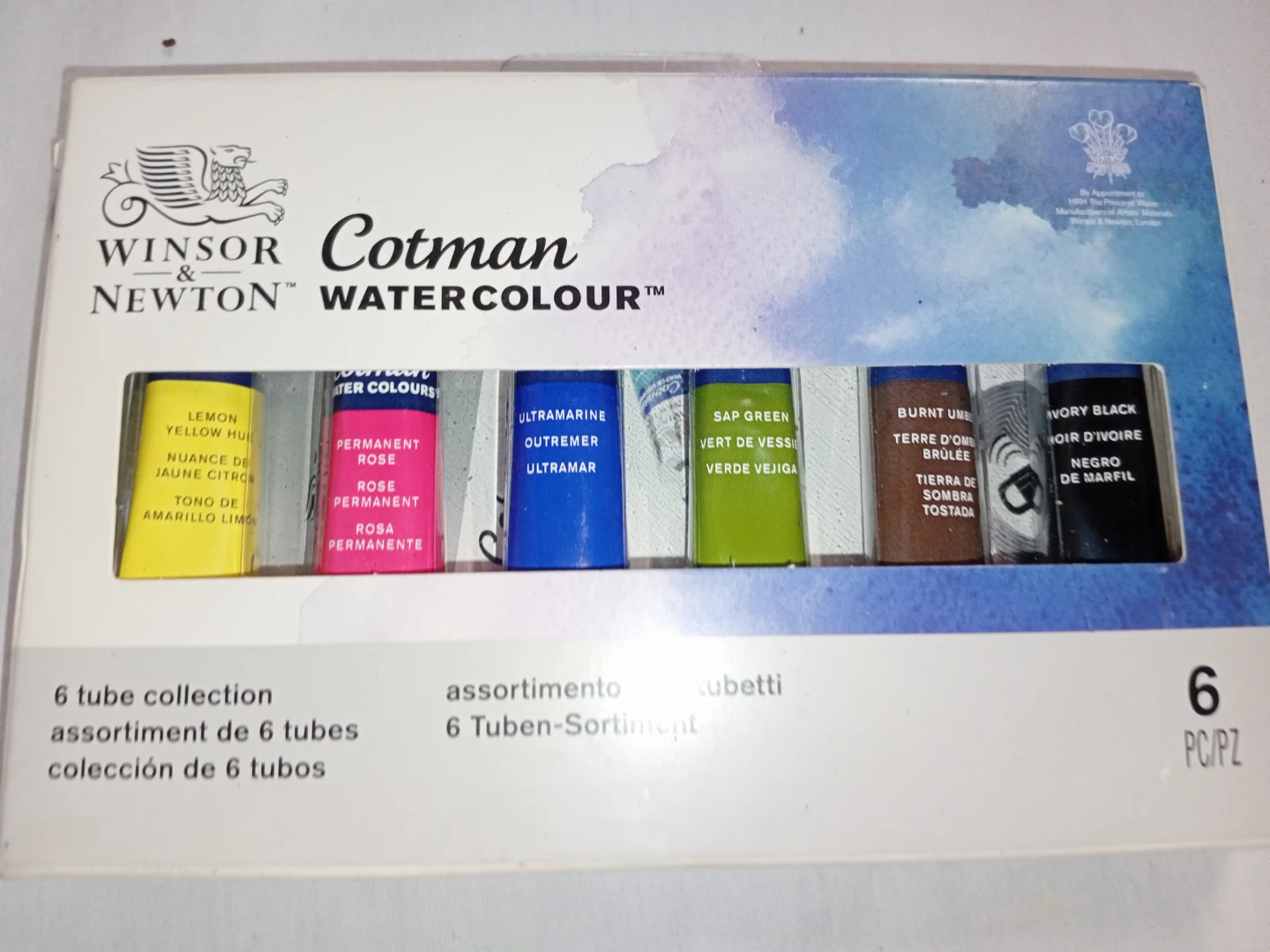 Winsor & Newton Cotman Watercolour Paint Set - 6 Tubes
