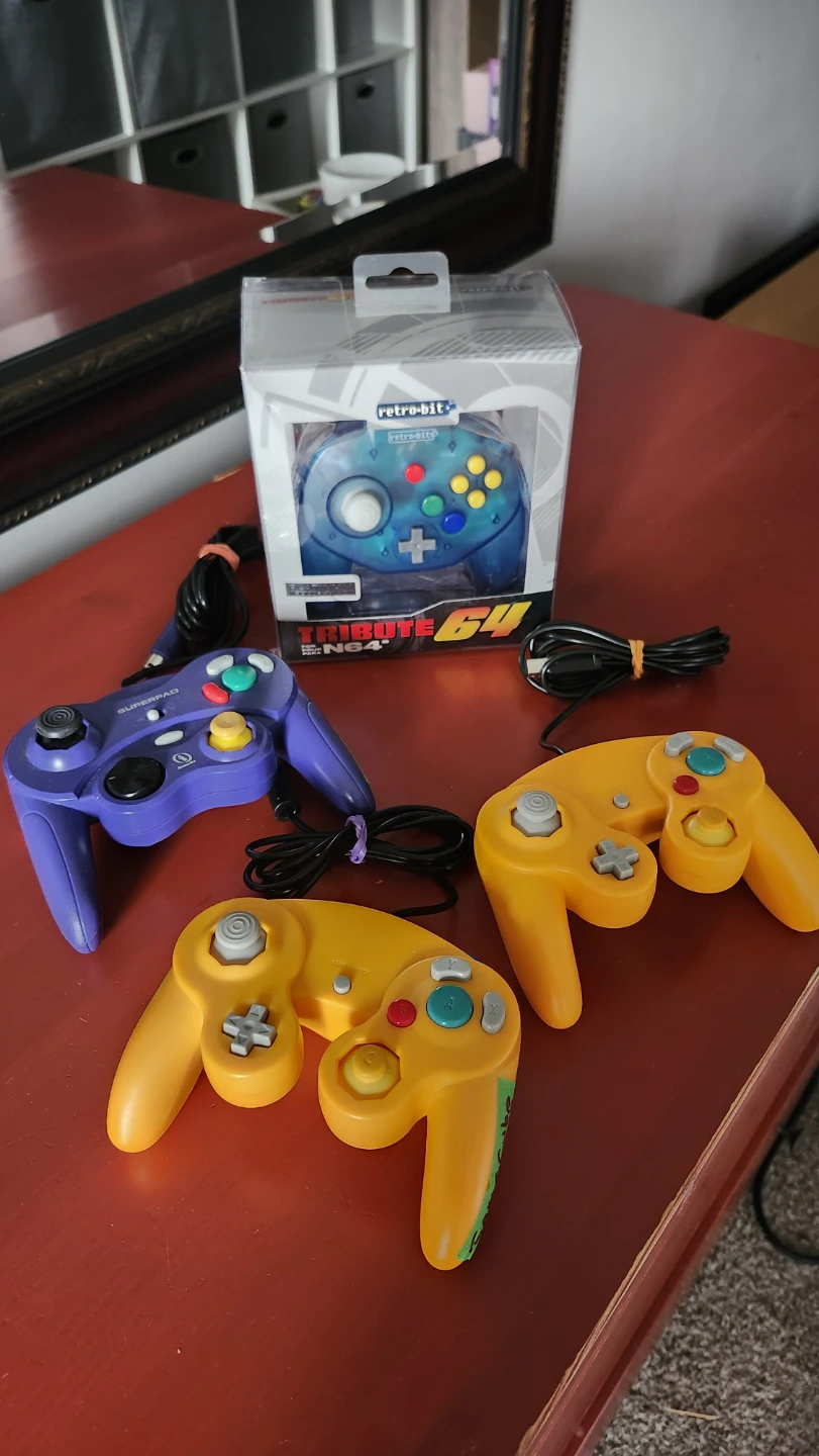 Retro-Bit Tribute 64 & GameCube Controllers Bundle $55