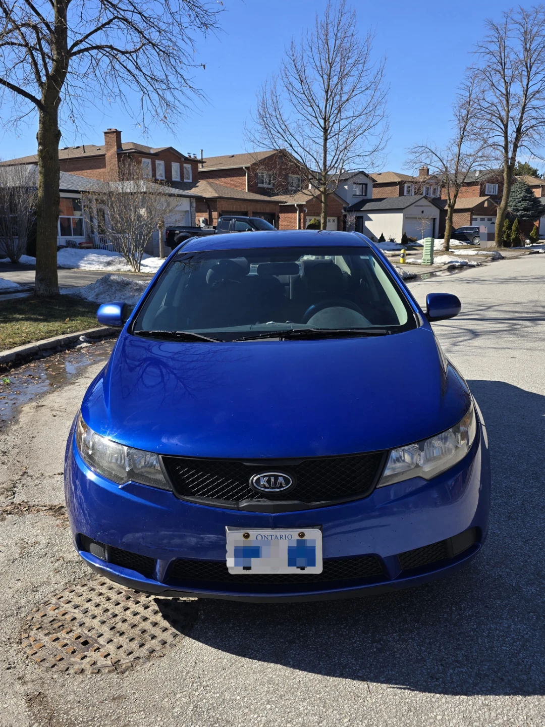 Blue Kia Forte