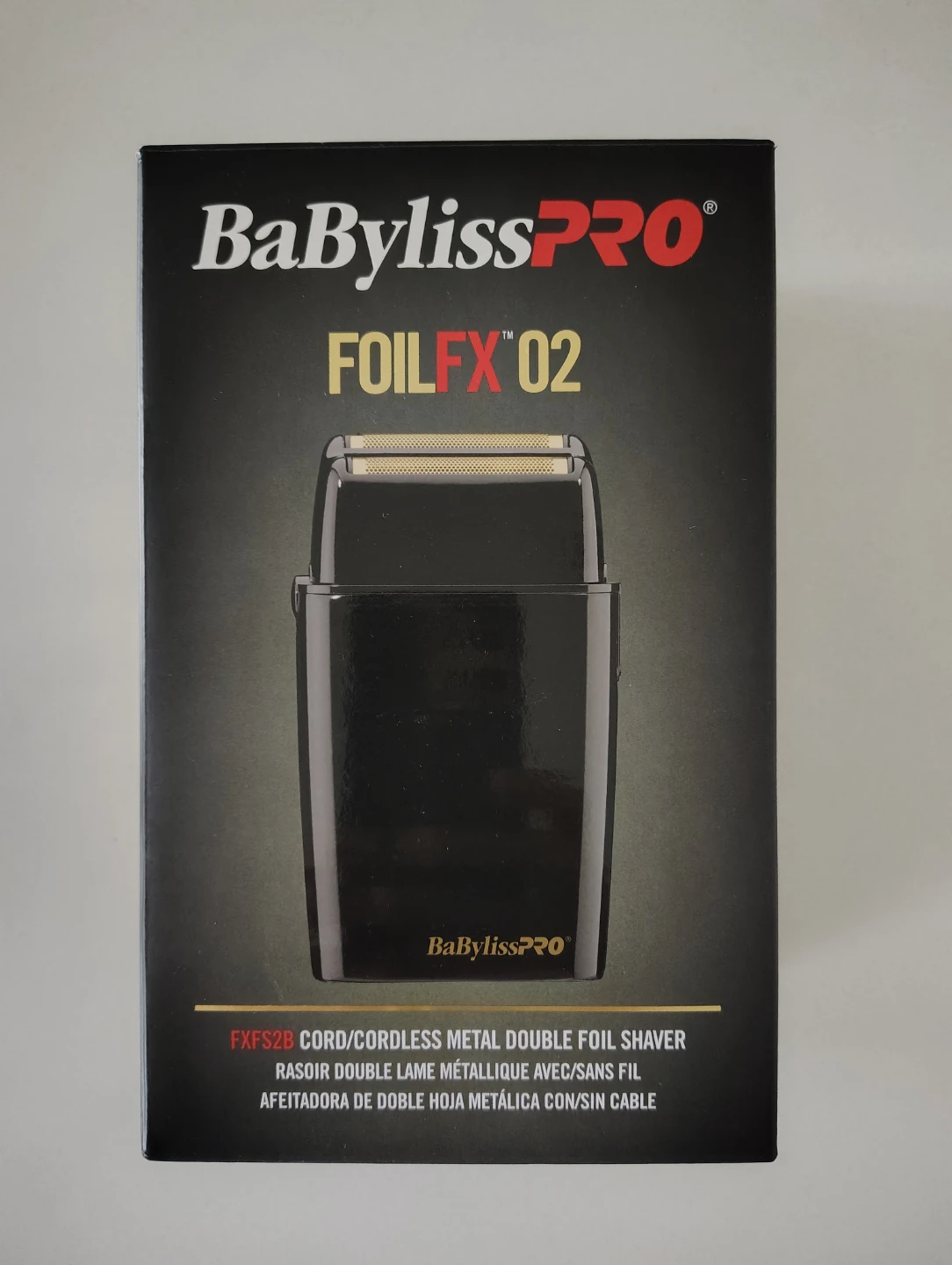 BaBylissPRO FoilFX 02 Cordless Metal Double Foil Shaver - photo 2