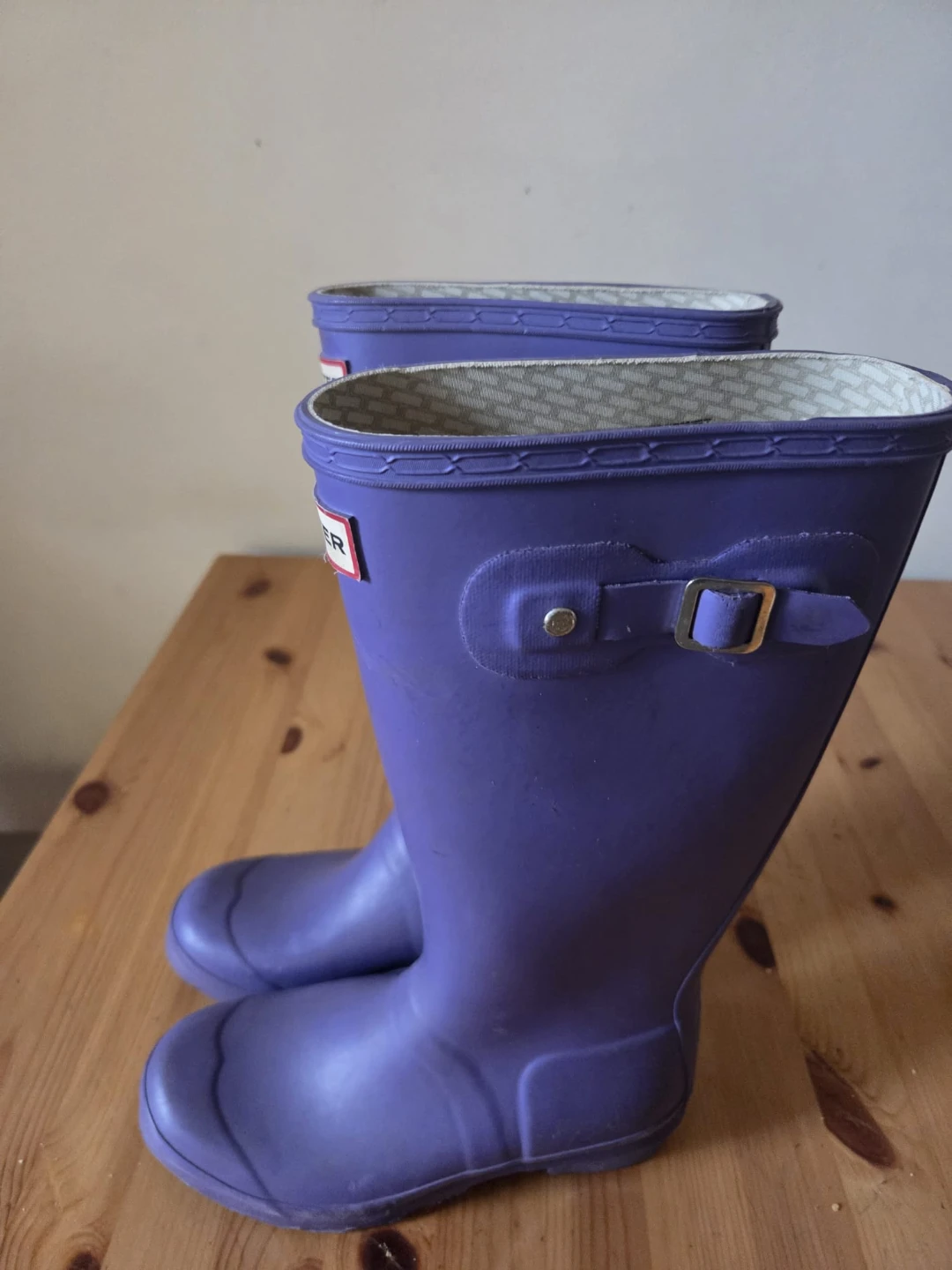 Hunter Purple Rubber Rain Boots size 35/36 - photo 3