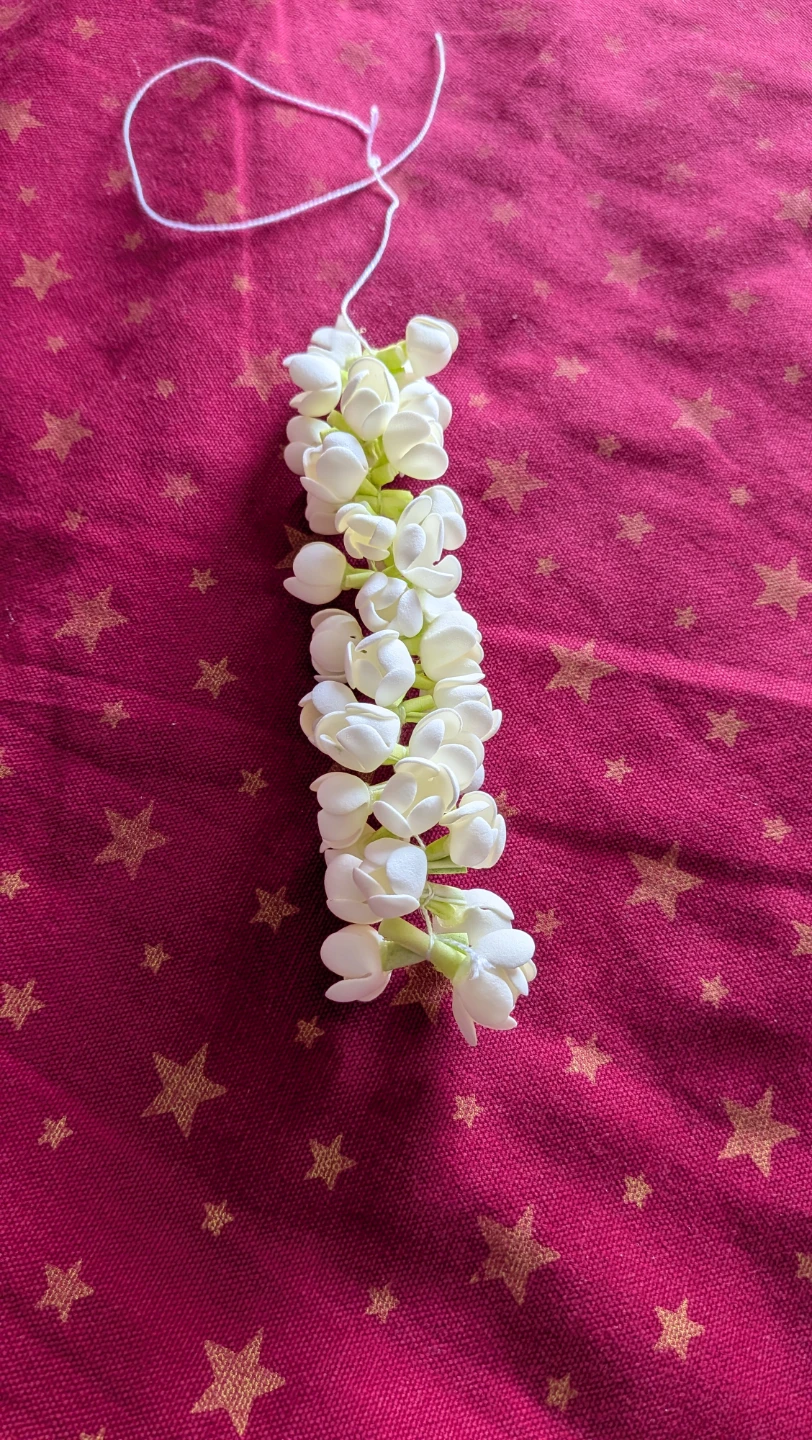 Artificial Jasmine Flower Garland - photo 3
