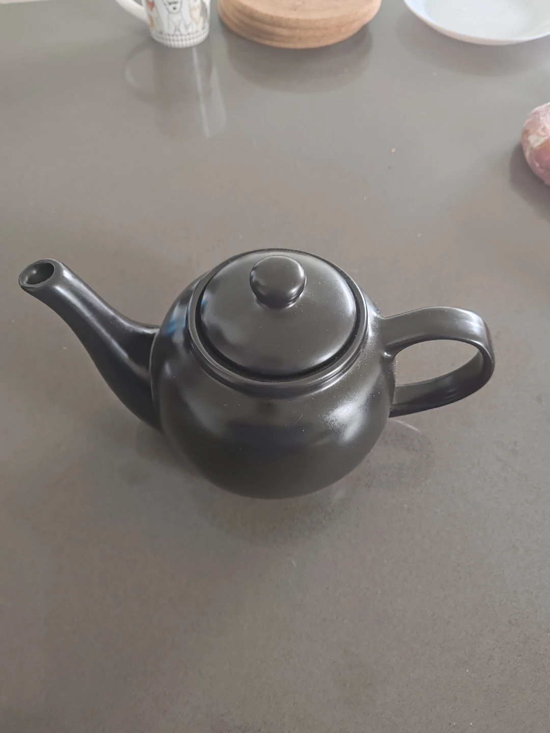 Black Ceramic Teapot - photo 3