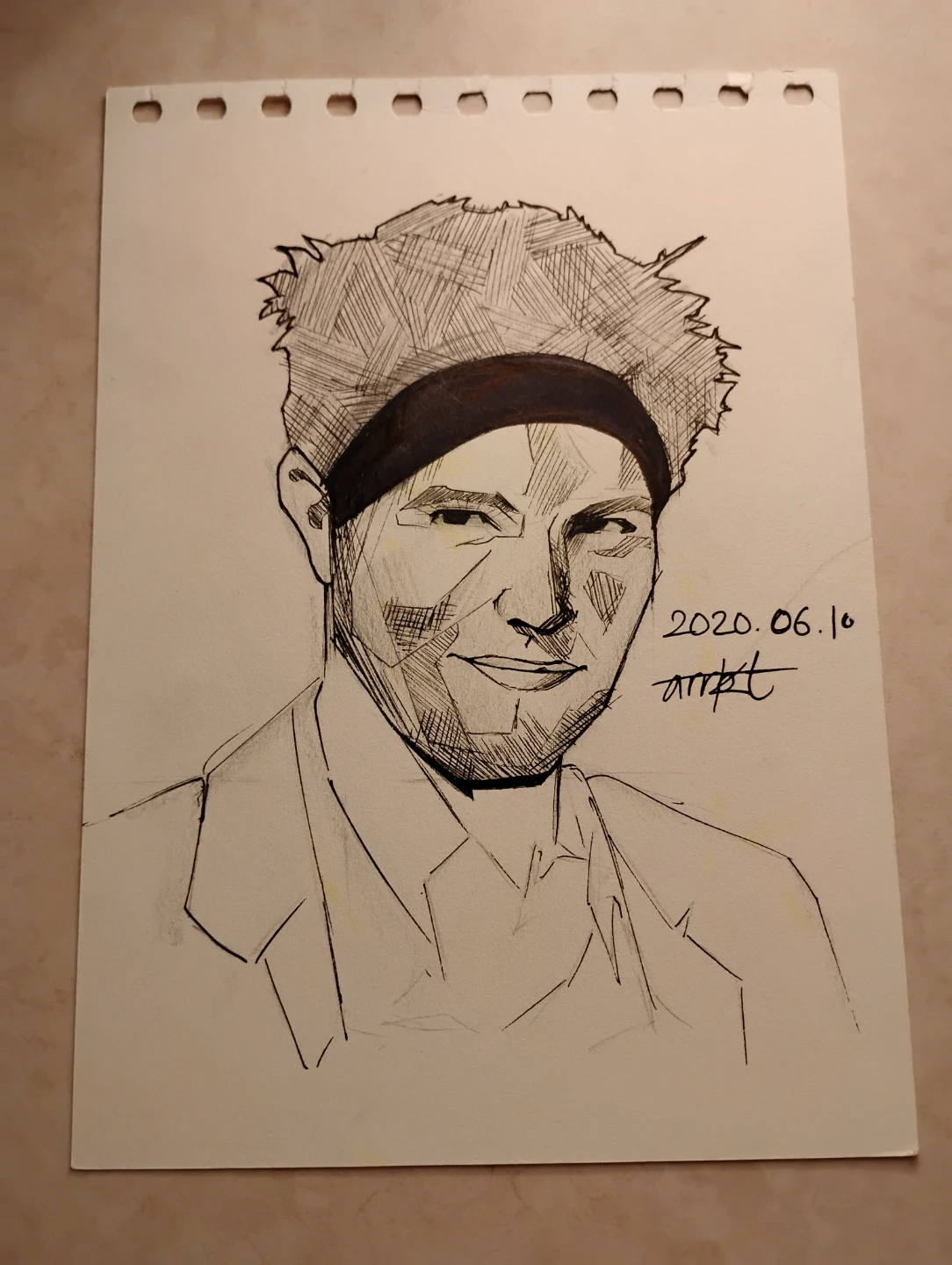 Hand-drawn Portrait Sketch