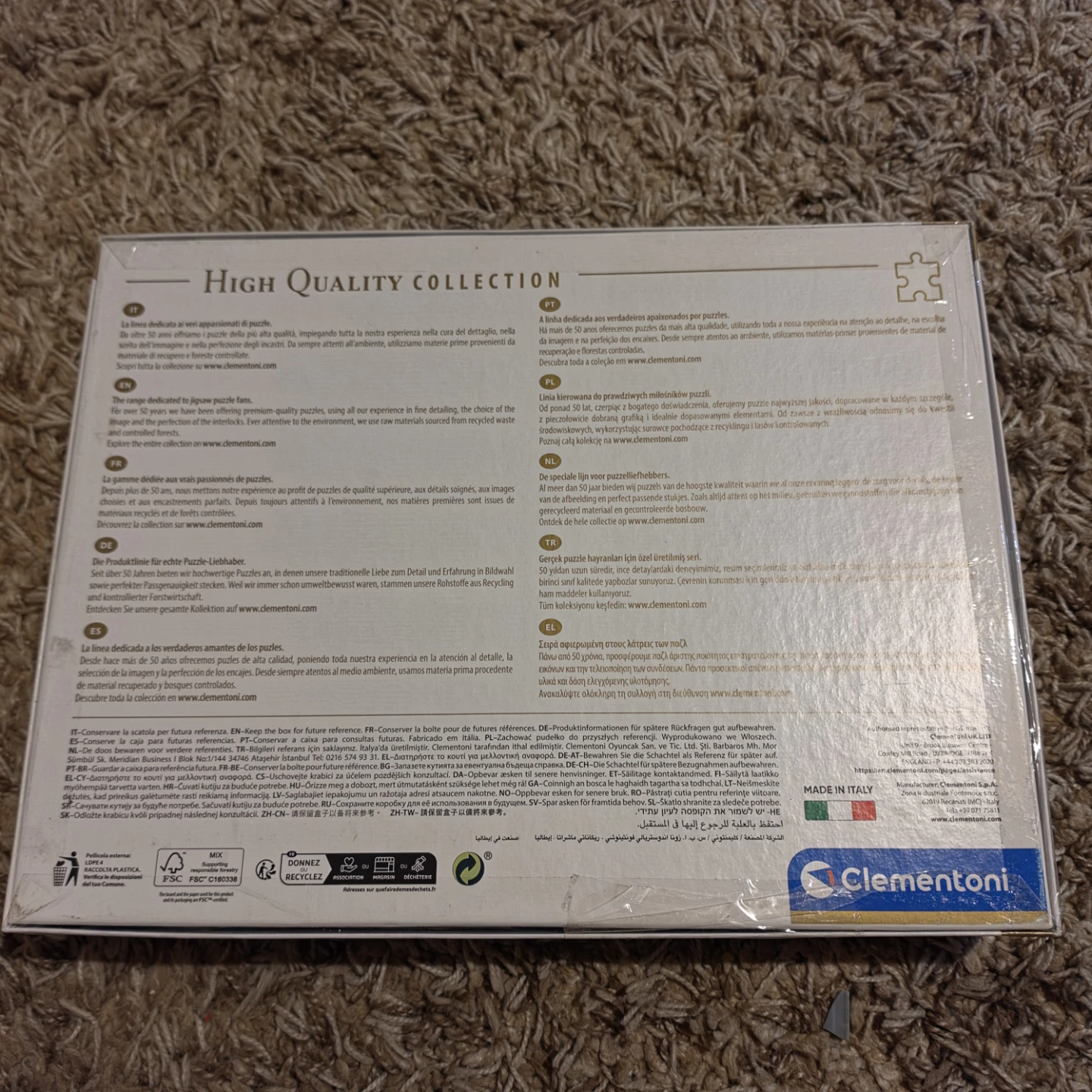 1500 Pc.Clementoni High Quality Collection Puzzle - photo 3