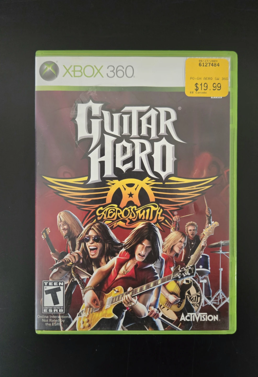 GUITAR HERO AEROSMITH XBOX 360 COMPLETE