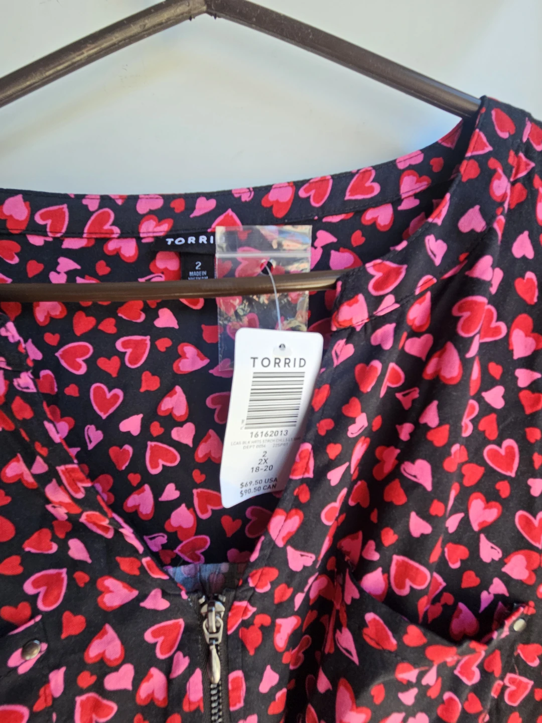 Torrid Women's Heart Print Dress xxl - photo 2