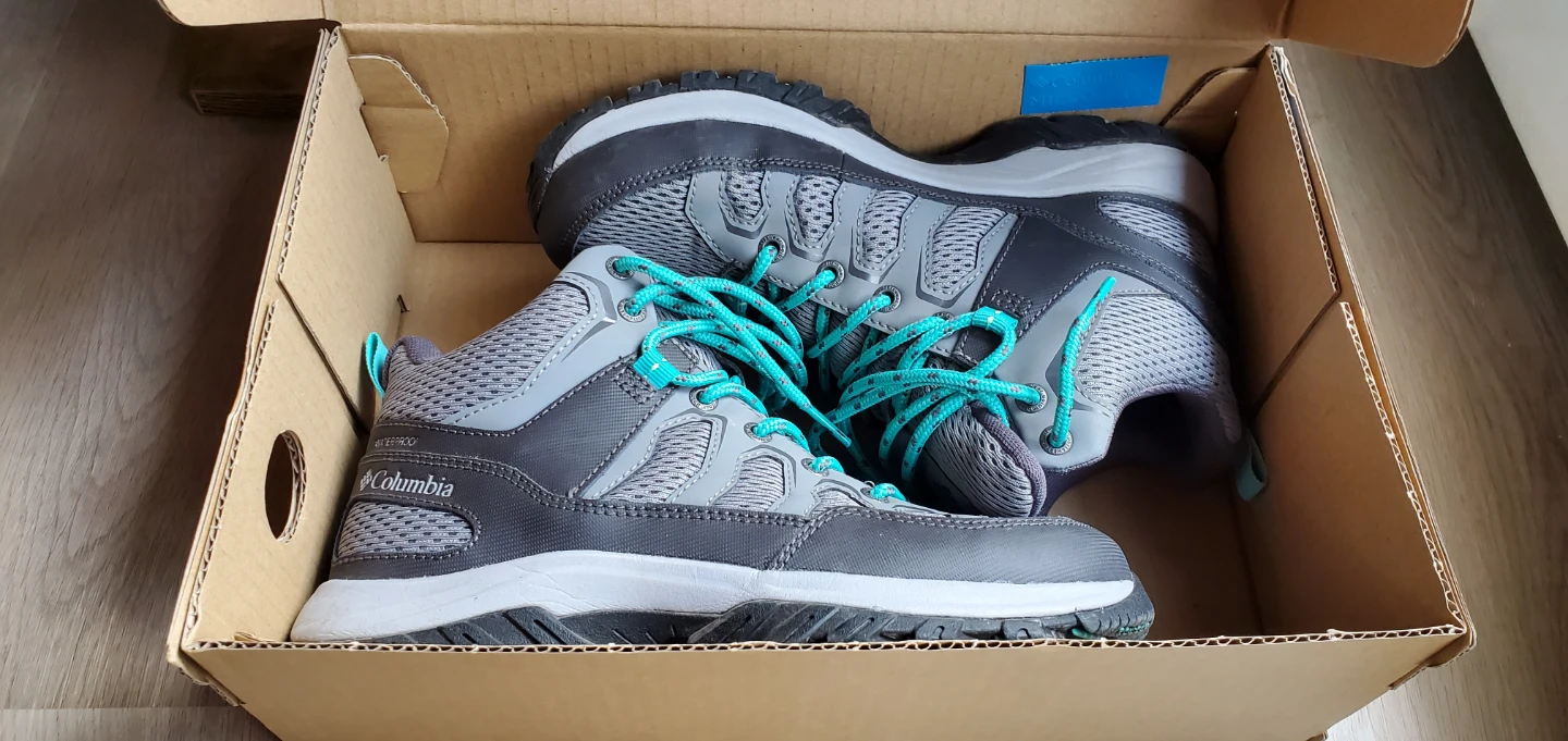 Columbia Waterproof Hiking Boots - Grey/Teal