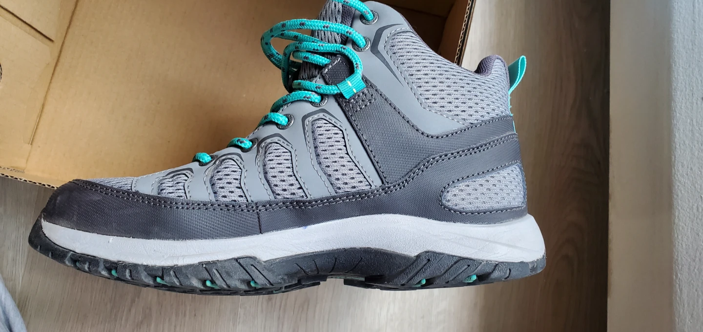 Columbia Waterproof Hiking Boots - Grey/Teal - photo 2