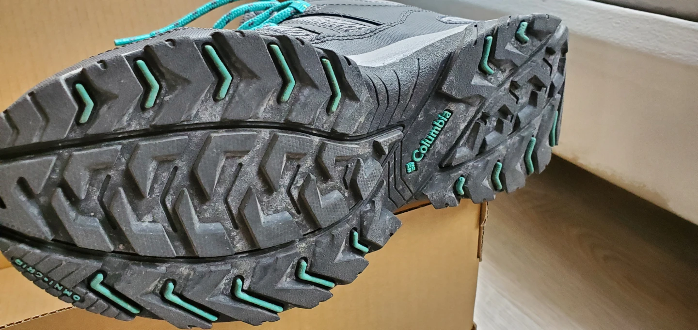 Columbia Waterproof Hiking Boots - Grey/Teal - photo 3