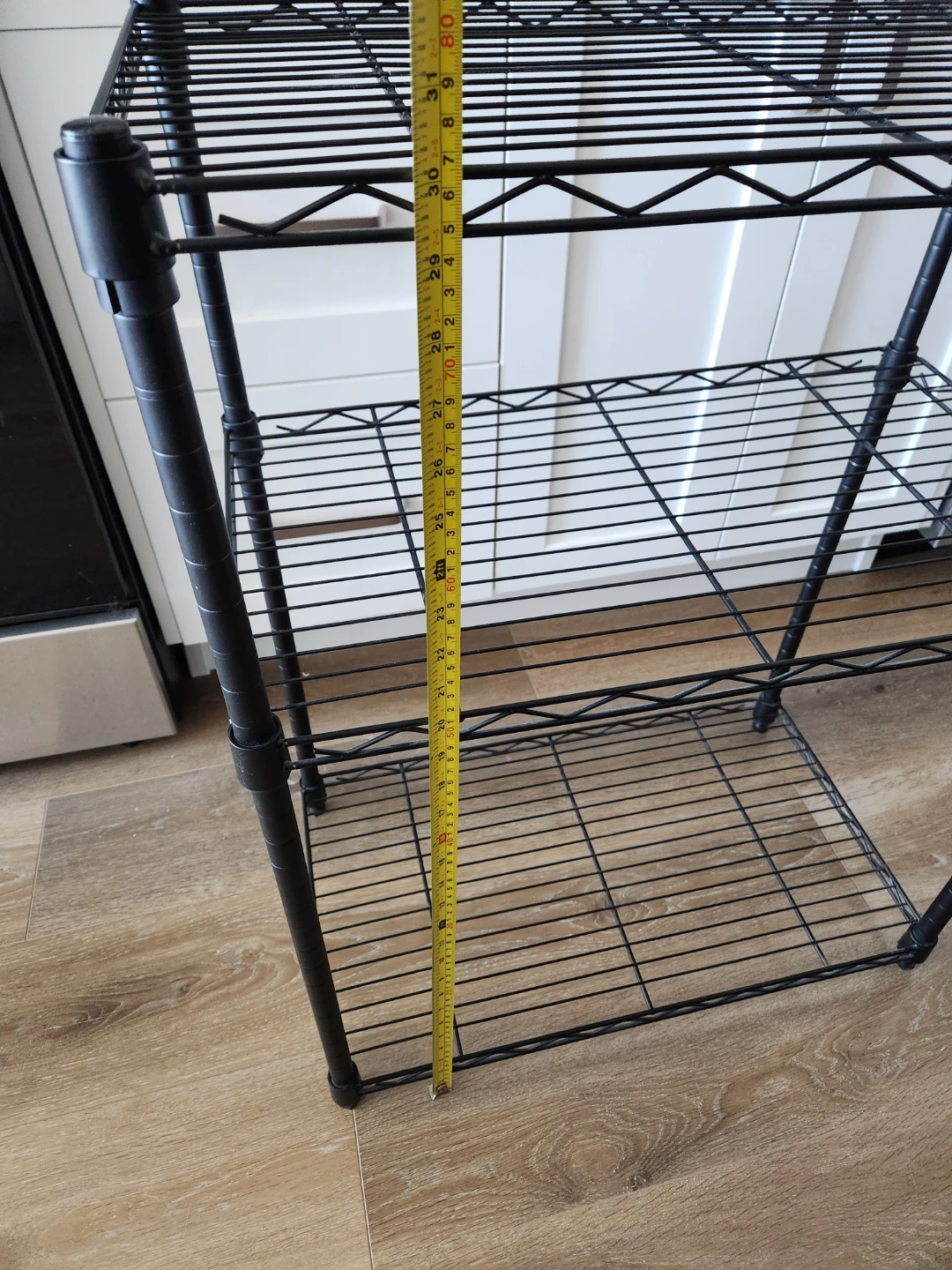 Black metal shelf - photo 2