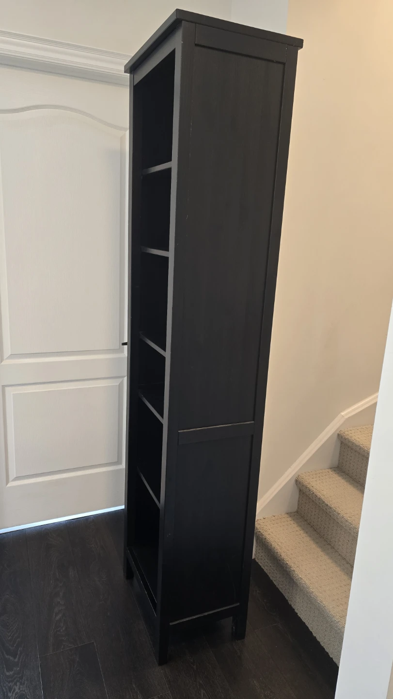 Ikea HEMNES Bookshelf - black-brown, 49x197 cm - photo 2