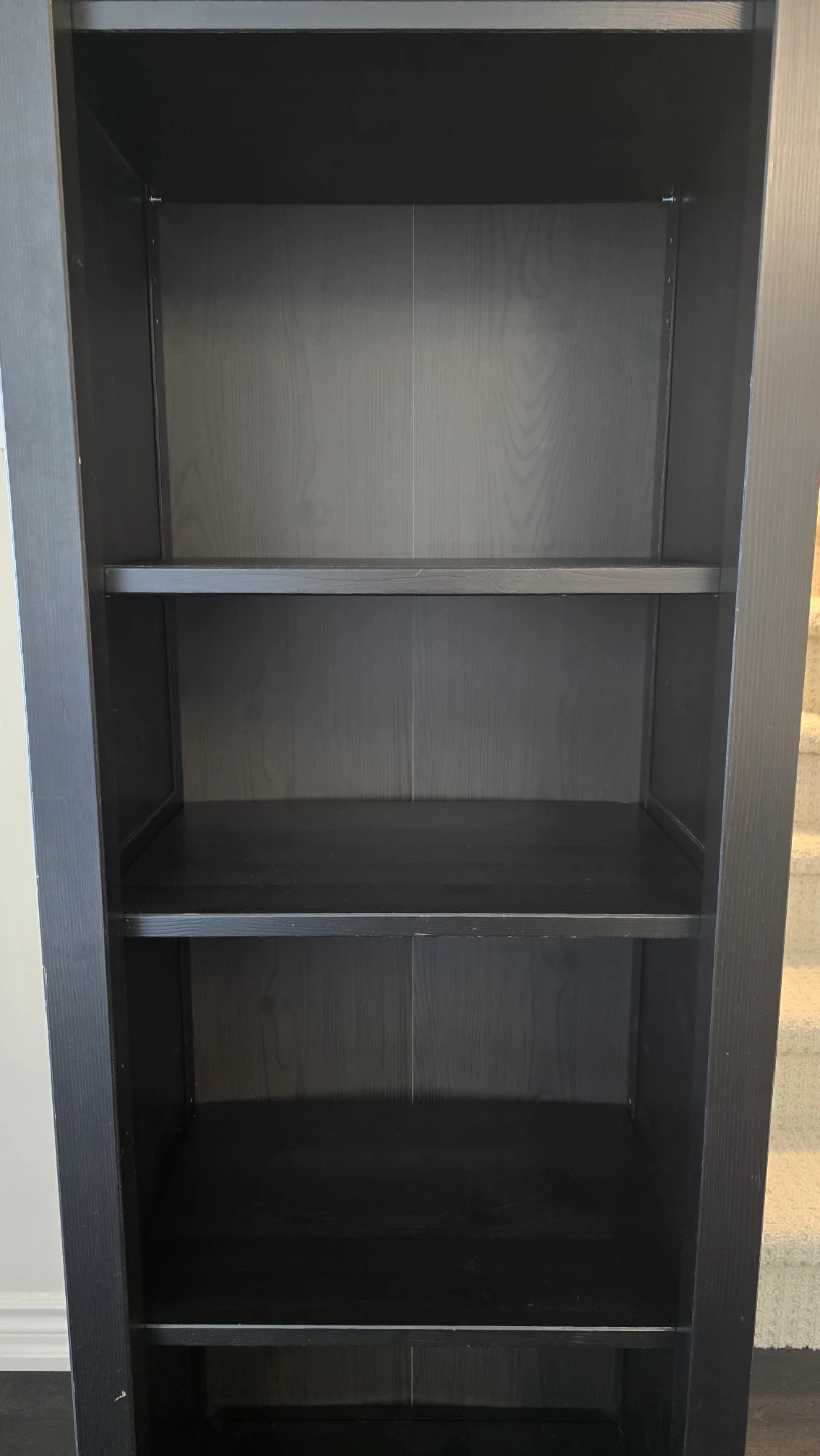 Ikea HEMNES Bookshelf - black-brown, 49x197 cm - photo 4