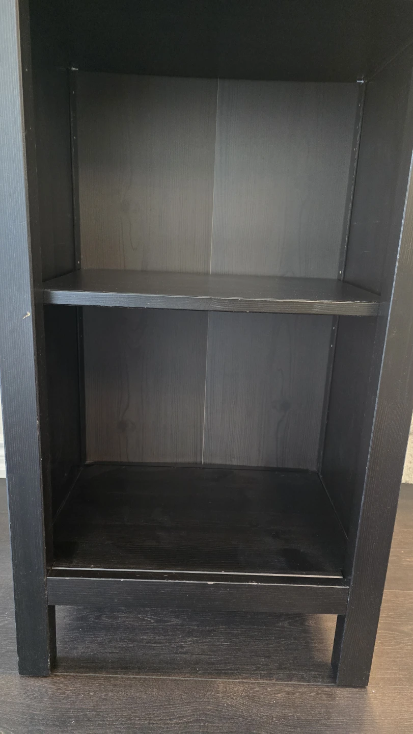 Ikea HEMNES Bookshelf - black-brown, 49x197 cm - photo 5