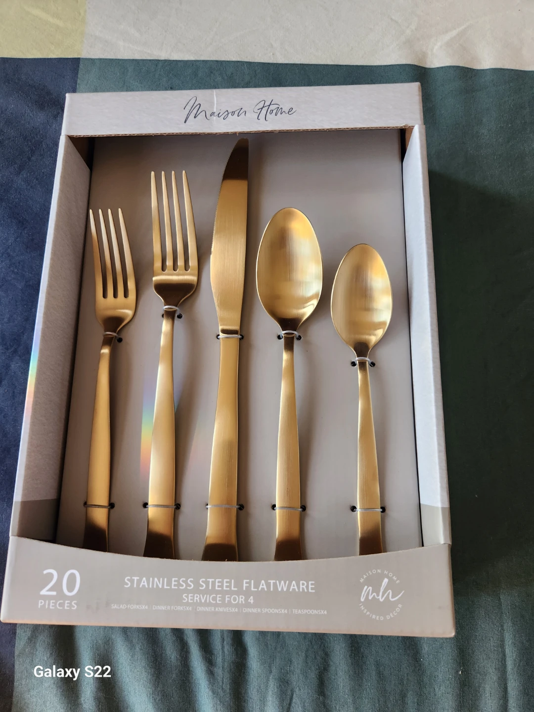 Maison Home 20-Piece Stainless Steel Flatware Set