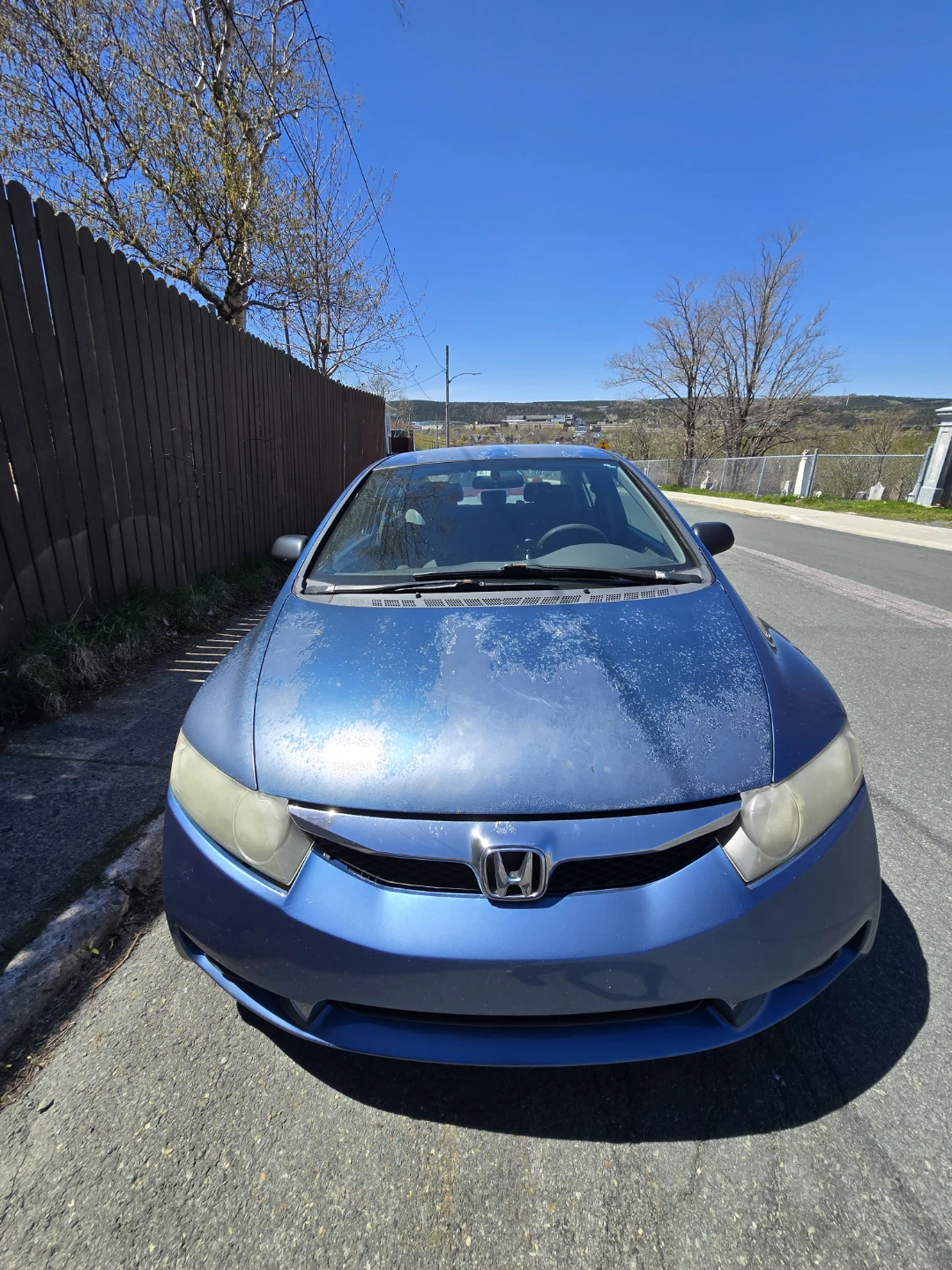 Blue Honda Civic 2010