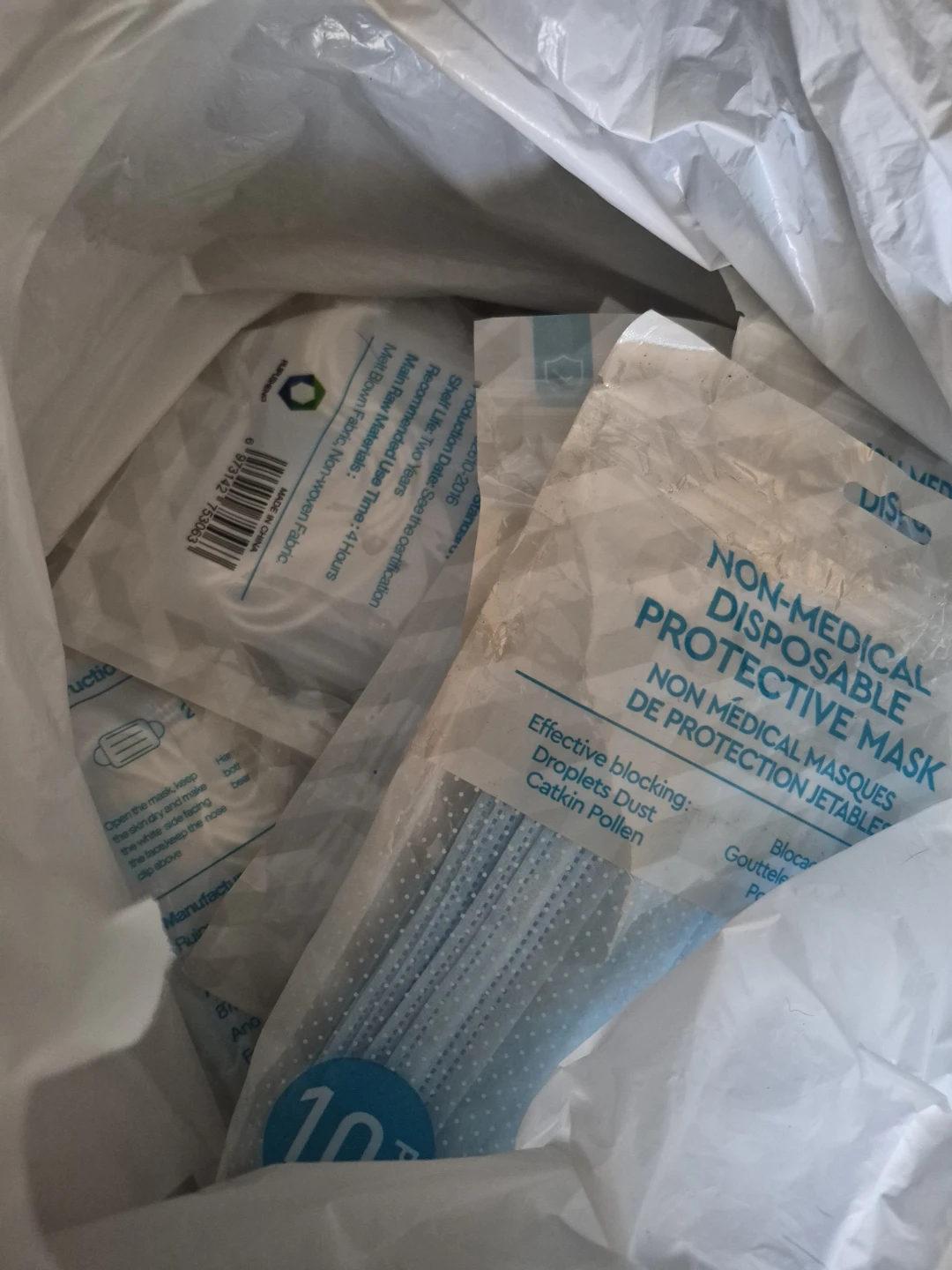 Non-Medical Disposable Protective Masks (10 pcs) - photo 2