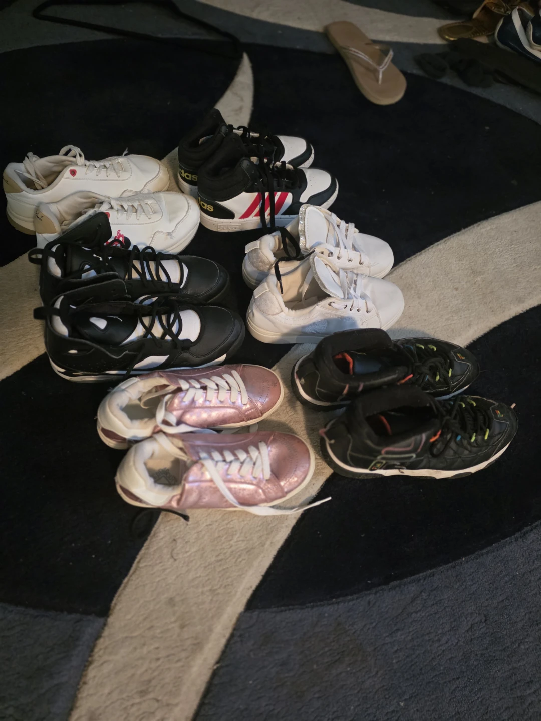 Summer shoes size 2 and Gym School shoes size 4.