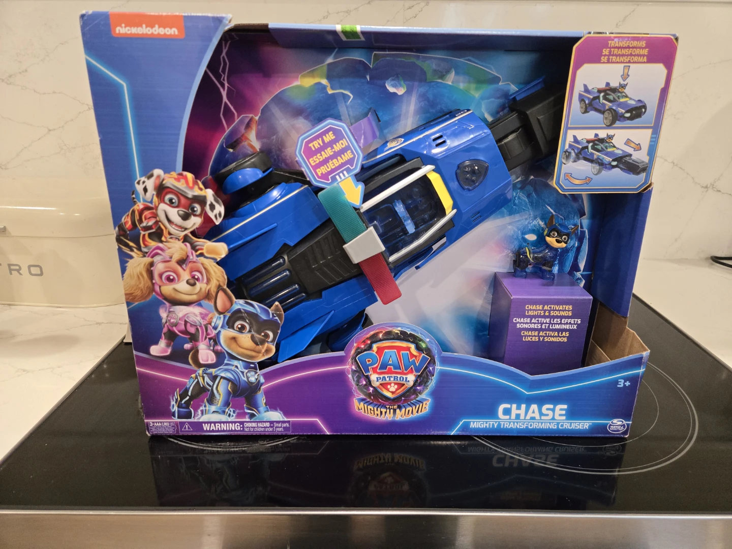 Paw Patrol Mighty Movie Chase Mighty Transforming Cruiser Toy