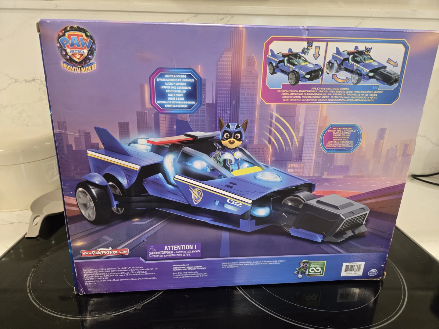 Paw Patrol Mighty Movie Chase Mighty Transforming Cruiser Toy - photo 2