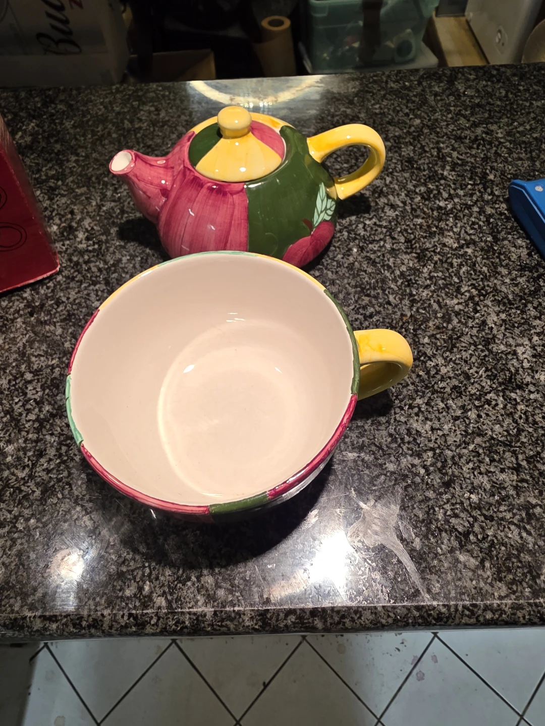 1990's Country Inn Collection Teapot and Cup Set - photo 2