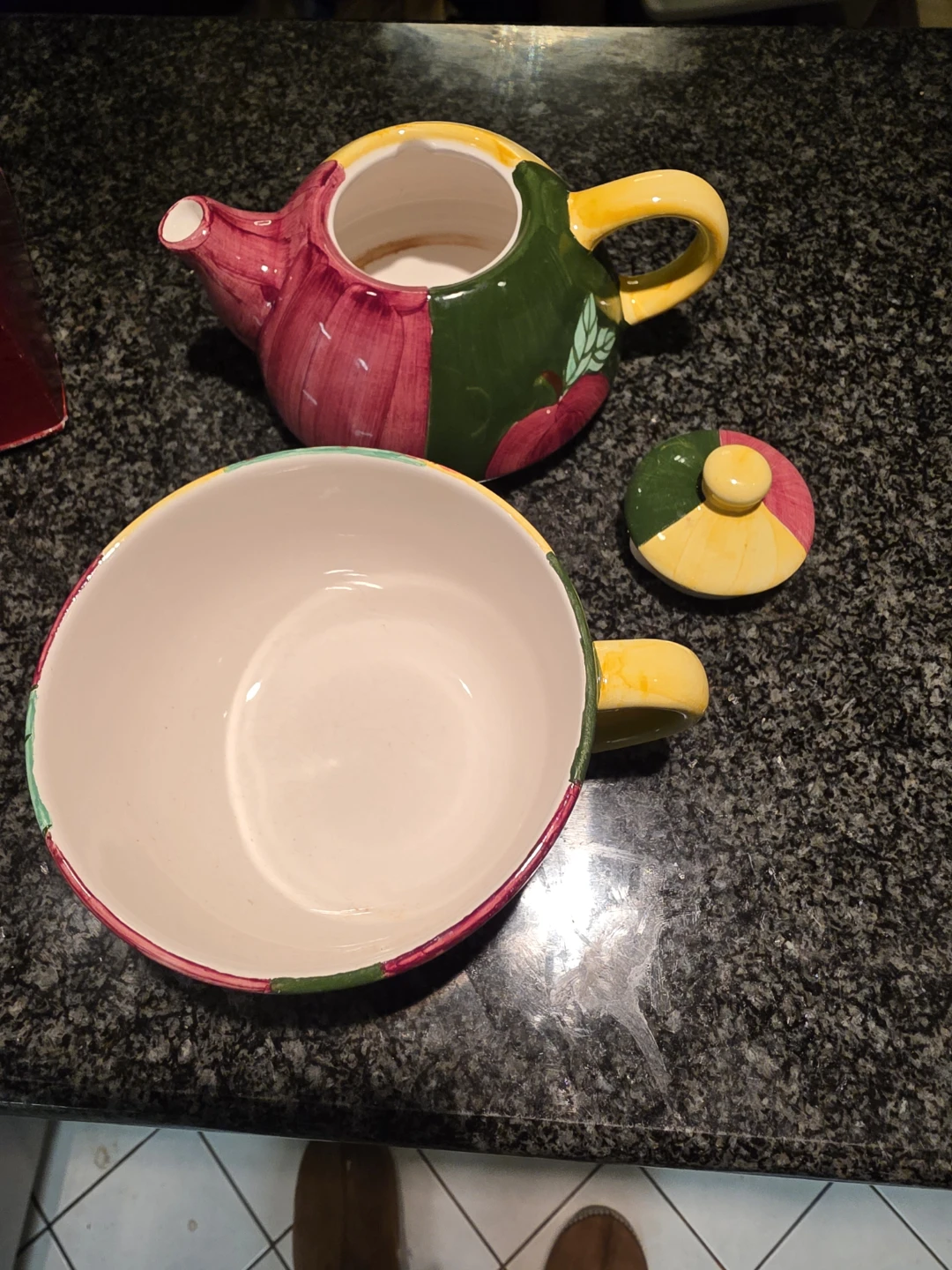 1990's Country Inn Collection Teapot and Cup Set - photo 3