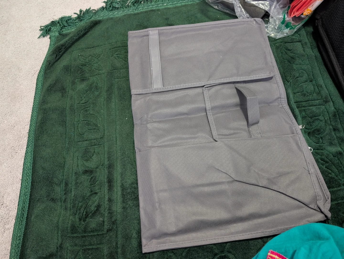 Grey Fabric storage bag large size - photo 2