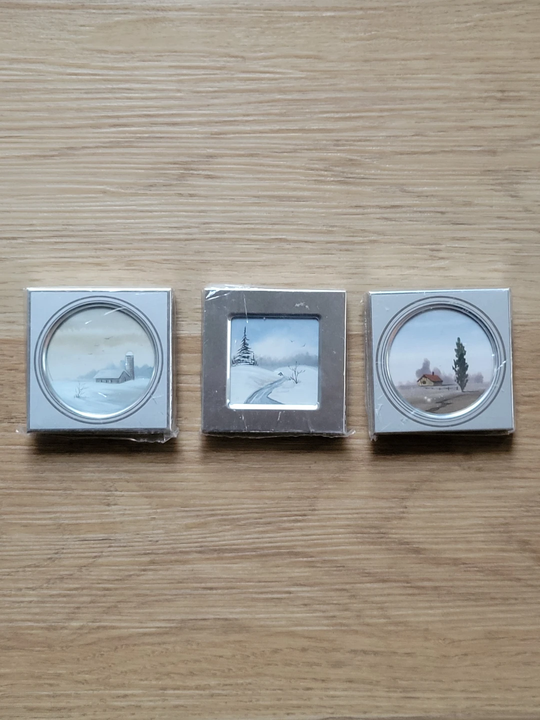 Vintage Unopened Minature Original Landscape Paintings