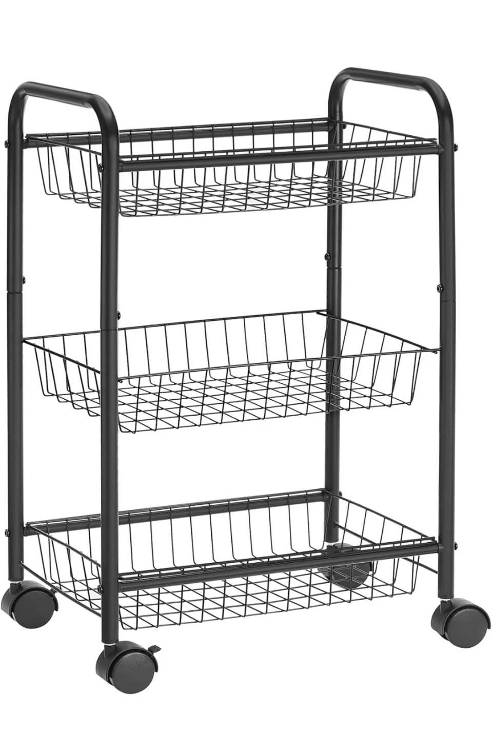 SONGMICS 3-Tier Rolling Storage Cart - photo 3