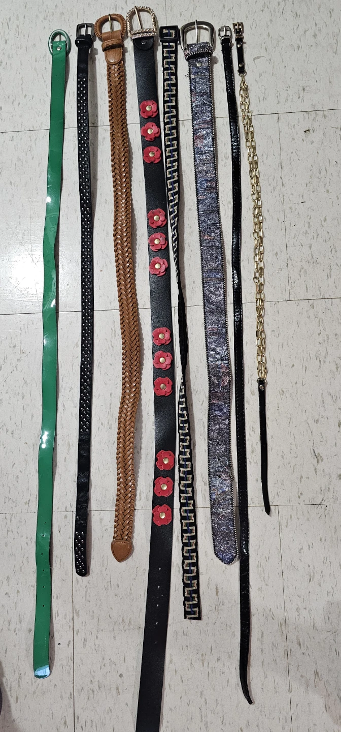 Assorted Women's Belts - 7 Pieces - photo 2