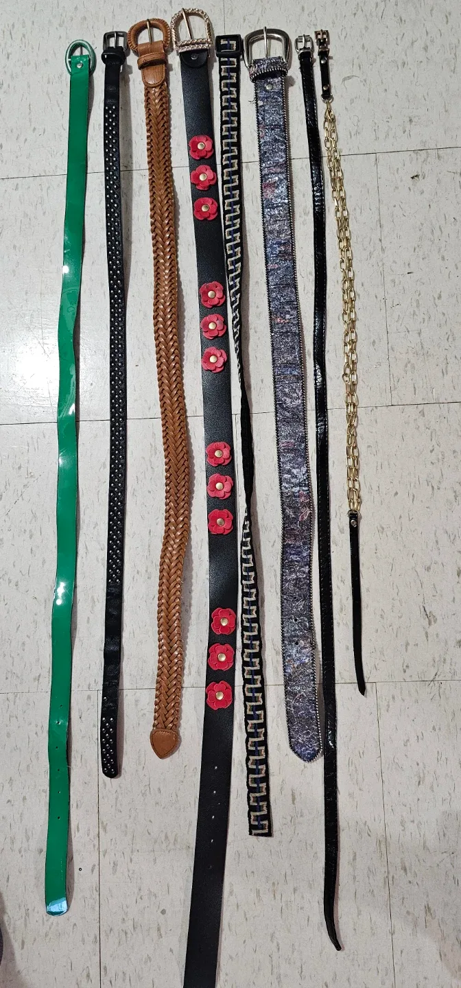 Assorted Women's Belts - 7 Pieces - photo 2