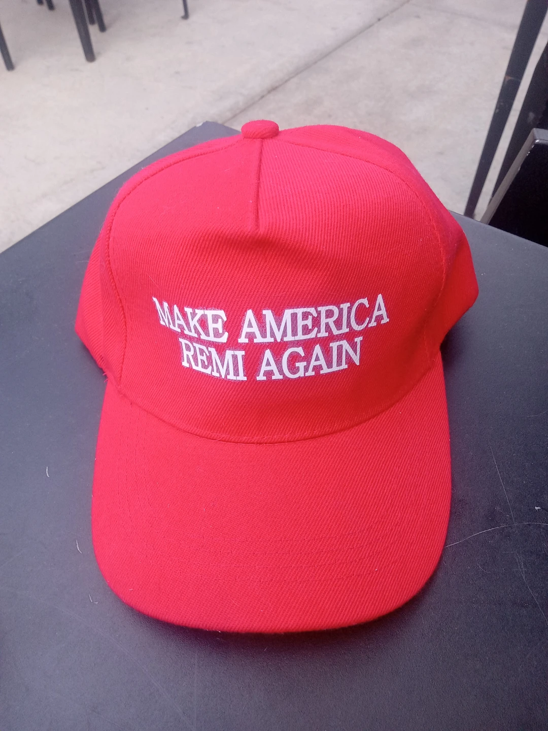 Red "Make America Remi Again" Baseball Cap - photo 2