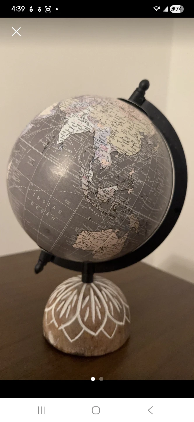 🥕Decorative Desktop Globe - photo 2
