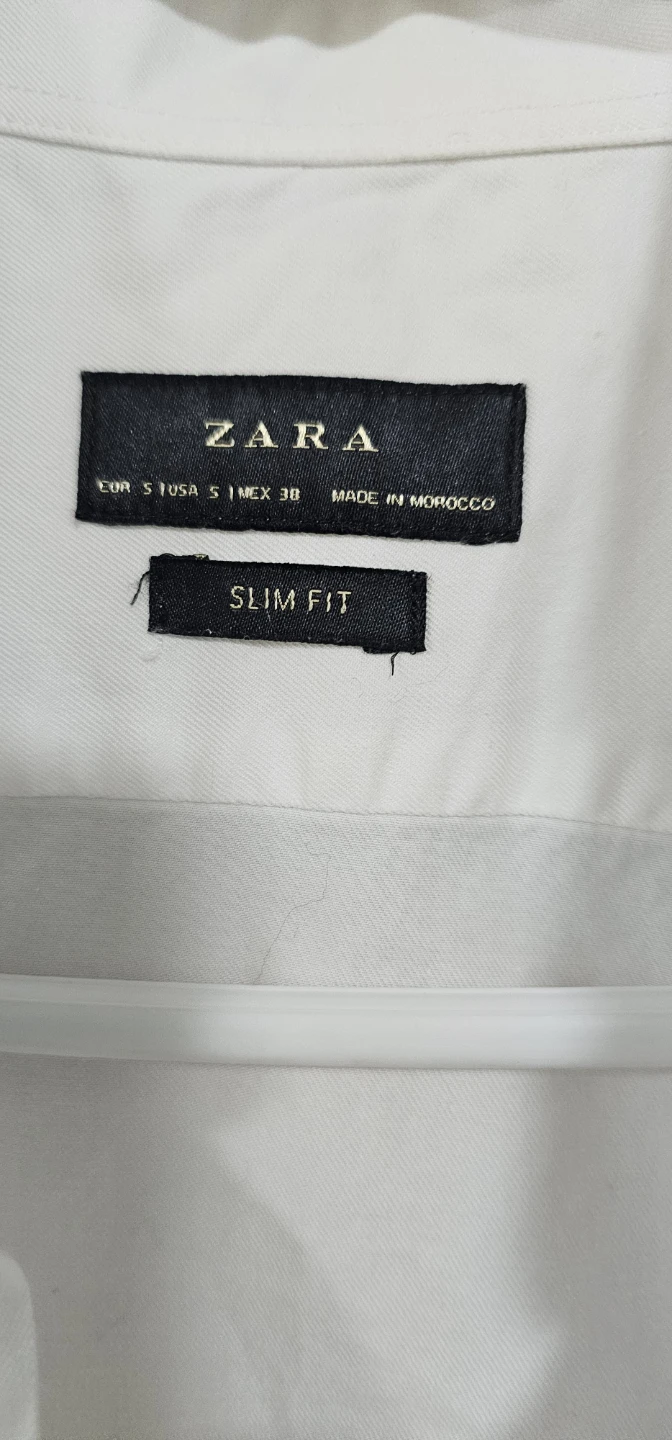 Zara Slim Fit White Dress Shirt - photo 2