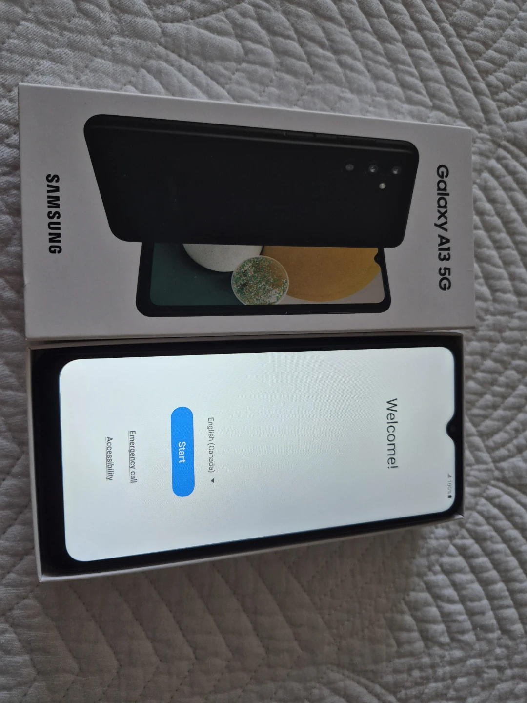Samsung Galaxy A13 5G Smartphone with Case - photo 2