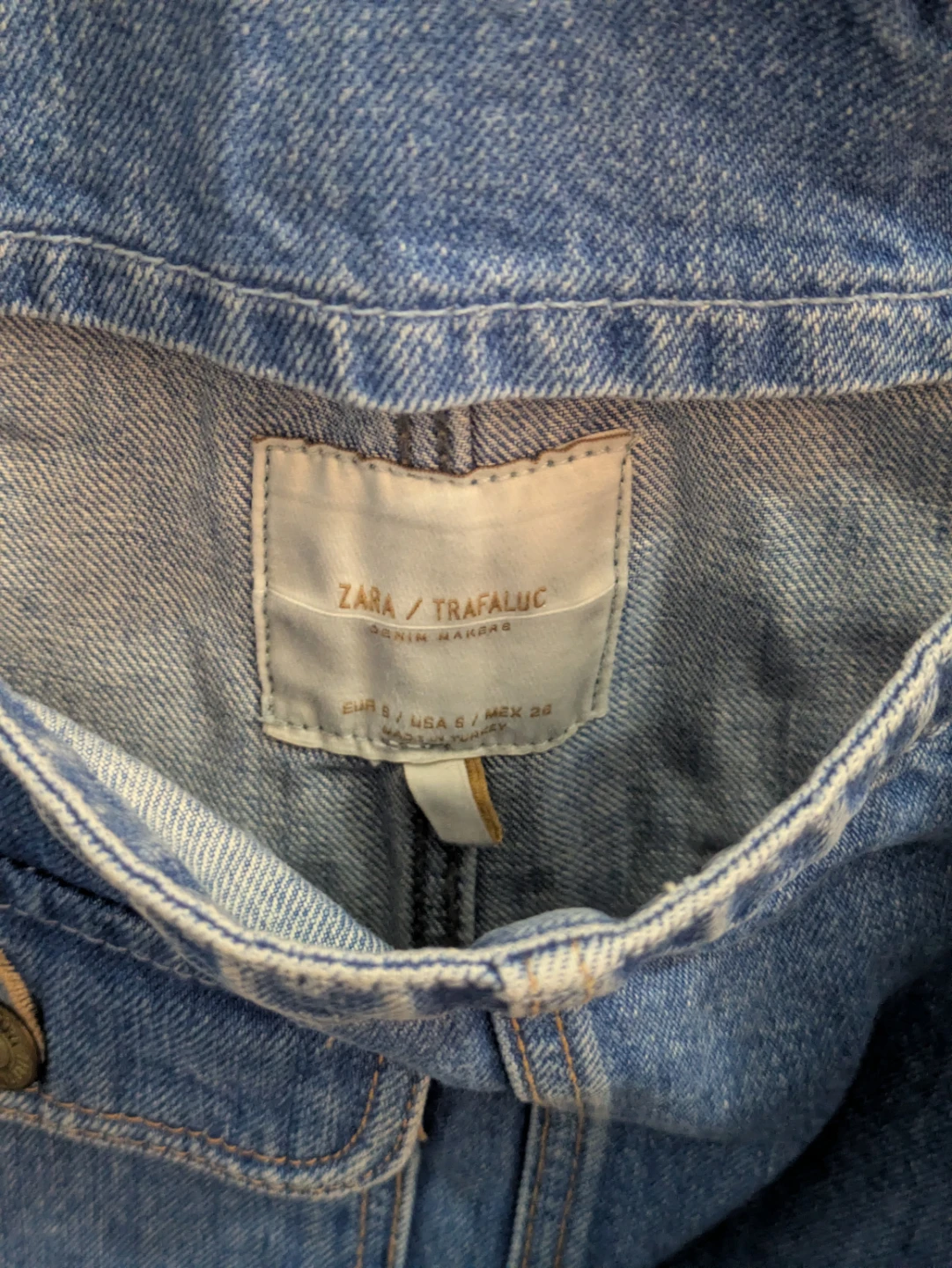 ZARA / TRAFALUC Denim Overalls - Small - photo 2
