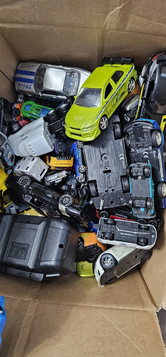 Assorted Die-Cast Toy Cars