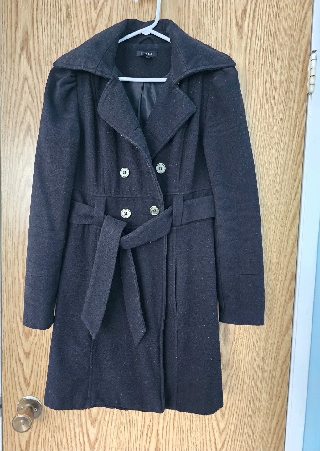 Womens Wool Extra Long Coat $15