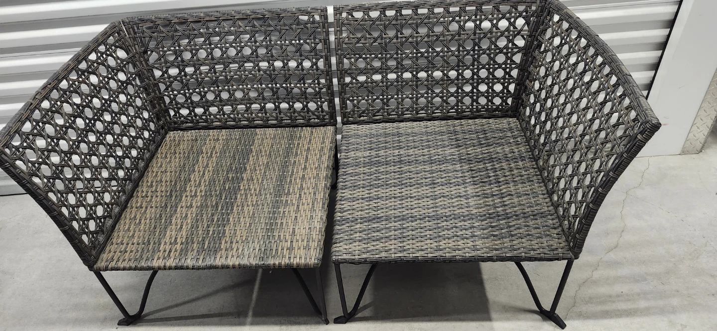 Ikea outdoor chairs of 2 with cushions - photo 5