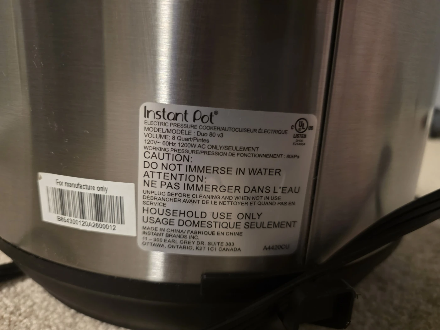 Instant Pot Duo Electric Pressure Cooker - photo 4