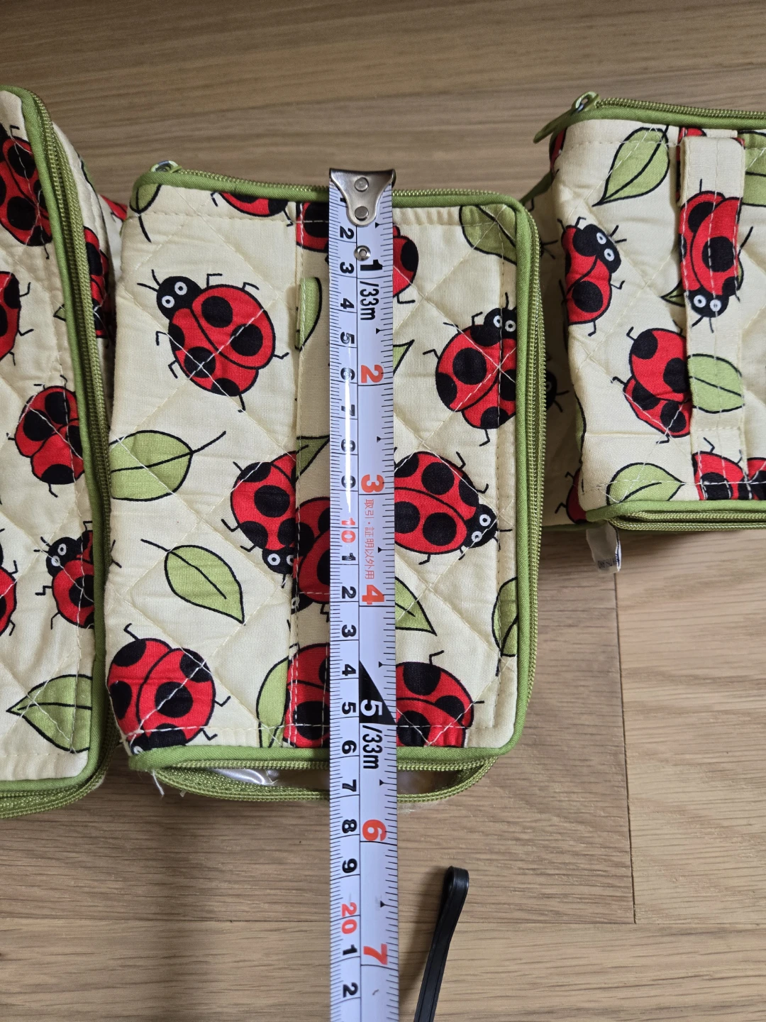 NaRaYa Ladybug Quilted Makeup Pouch Cosmetic Bag - photo 4