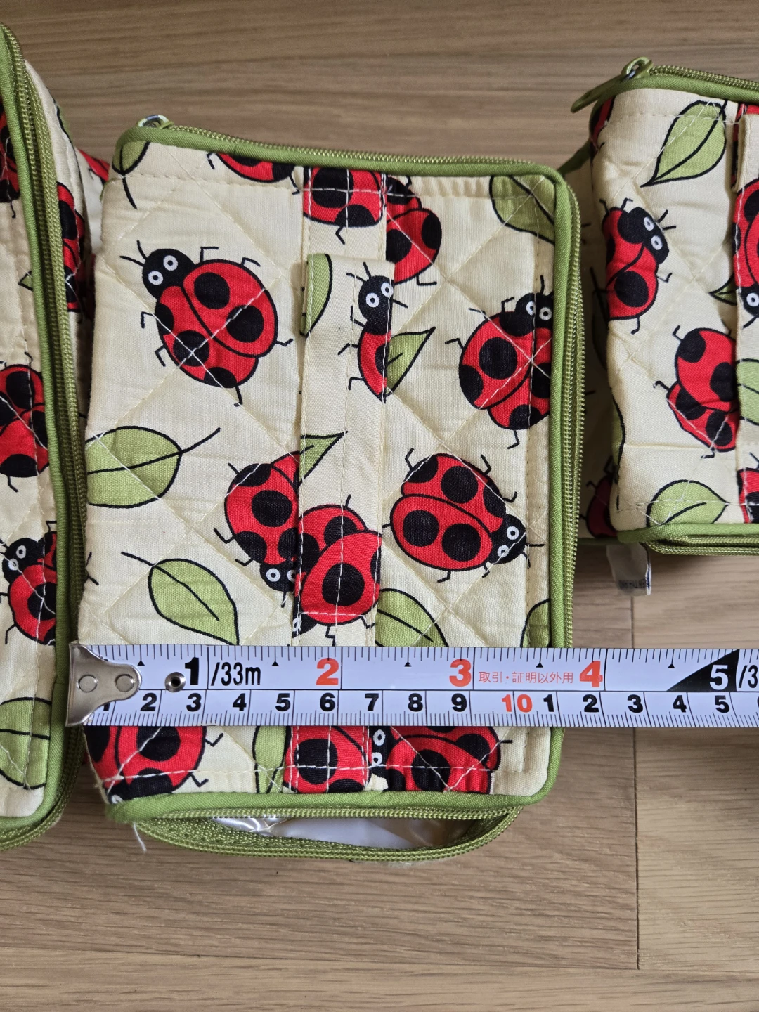 NaRaYa Ladybug Quilted Makeup Pouch Cosmetic Bag - photo 5