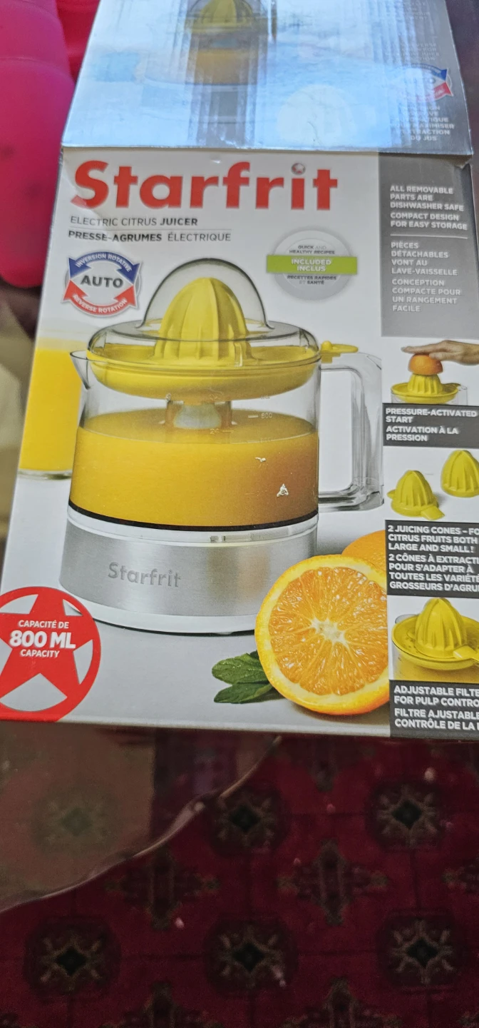 Starfrit Electric Citrus Juicer 800 ML Capacity