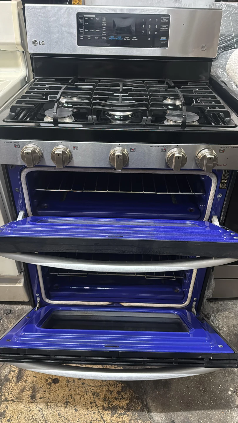 Lg 30in Stainless steel double oven gas stove - photo 2